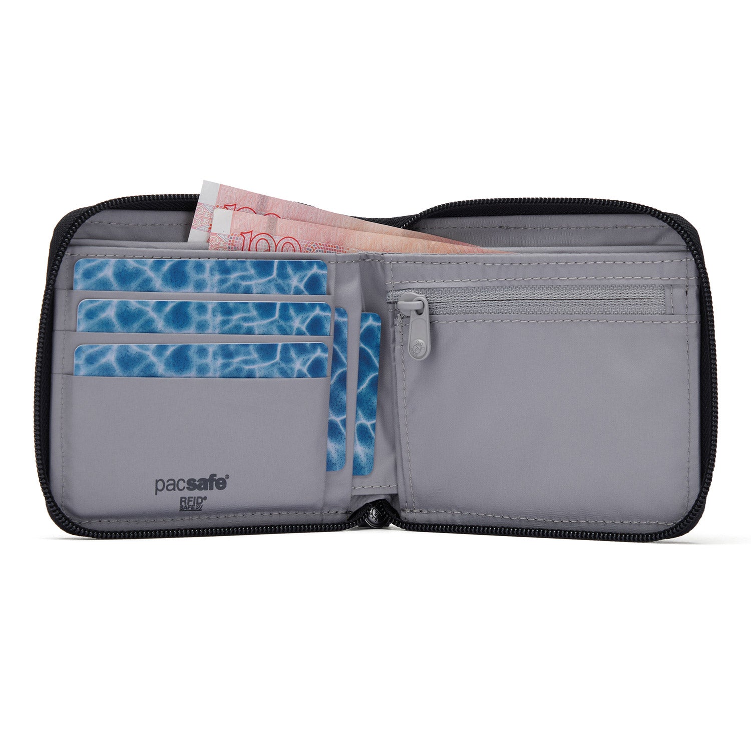 Product image of Pacsafe® RFIDsafe™ RFID blocking zip around wallet