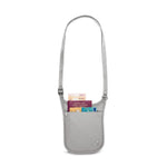 Pacsafe® Coversafe® V75 RFID blocking neck pouch, Gray