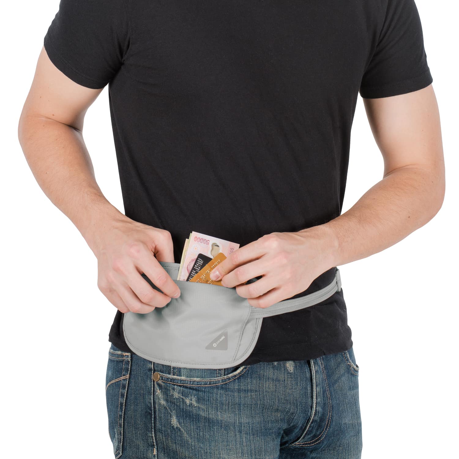 ダ☆パンチ　ファスナーホルダー Coversafe® X100 RFID blocking security waist wallet | Pacsafe