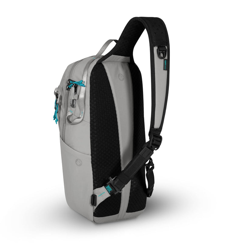 Pacsafe® ECO 12L anti-theft sling backpack, Gravity Gray