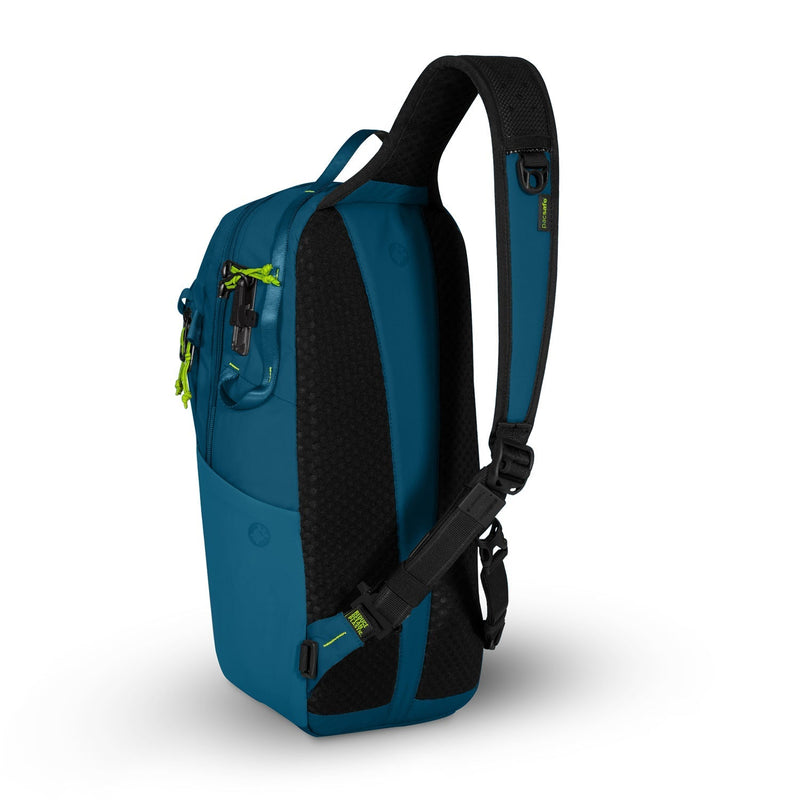 Pacsafe® ECO 12L anti-theft sling backpack, Tidal Teal
