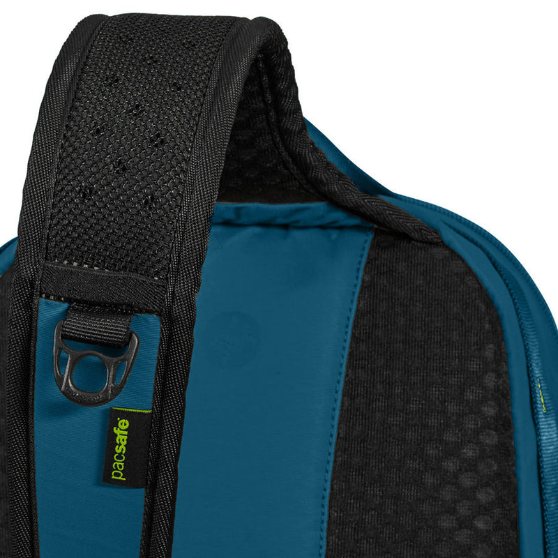 Pacsafe® ECO 12L anti-theft sling backpack, Tidal Teal