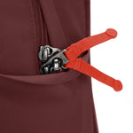 Pacsafe® GO 15L anti-theft backpack, Garnet Red