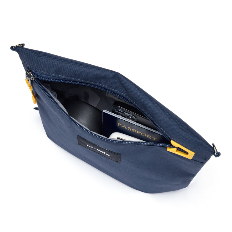 Pacsafe® GO anti-theft crossbody pouch, Coastal Blue