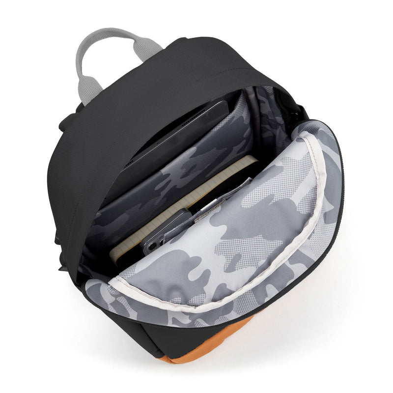 Pacsafe® GO 15L anti-theft backpack, Jet Black