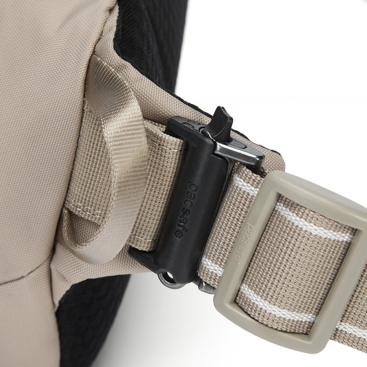 Travel Safe: Pacsafe Vibe 100 Anti-Theft Hip Pack (4L, Black) – Authorized USA Distributor