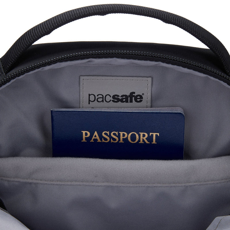 Pacsafe® V anti-theft tour crossbody, Jet Black