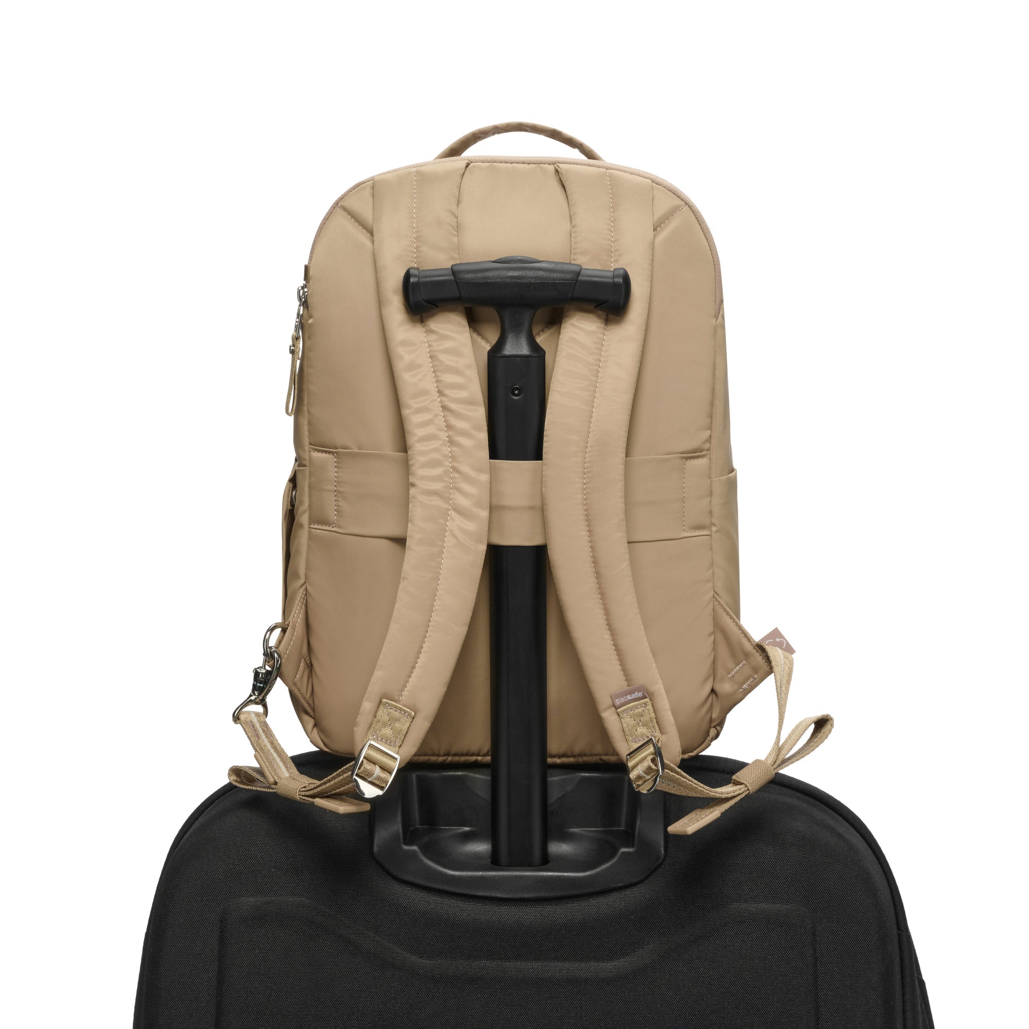 Pacsafe Sac à dos 13″ polyester recyclé taupe - 20463207 – WARDOW Pacsafe Sac à dos 13″ polyester recyclé taupe - 20463207 – WARDOW