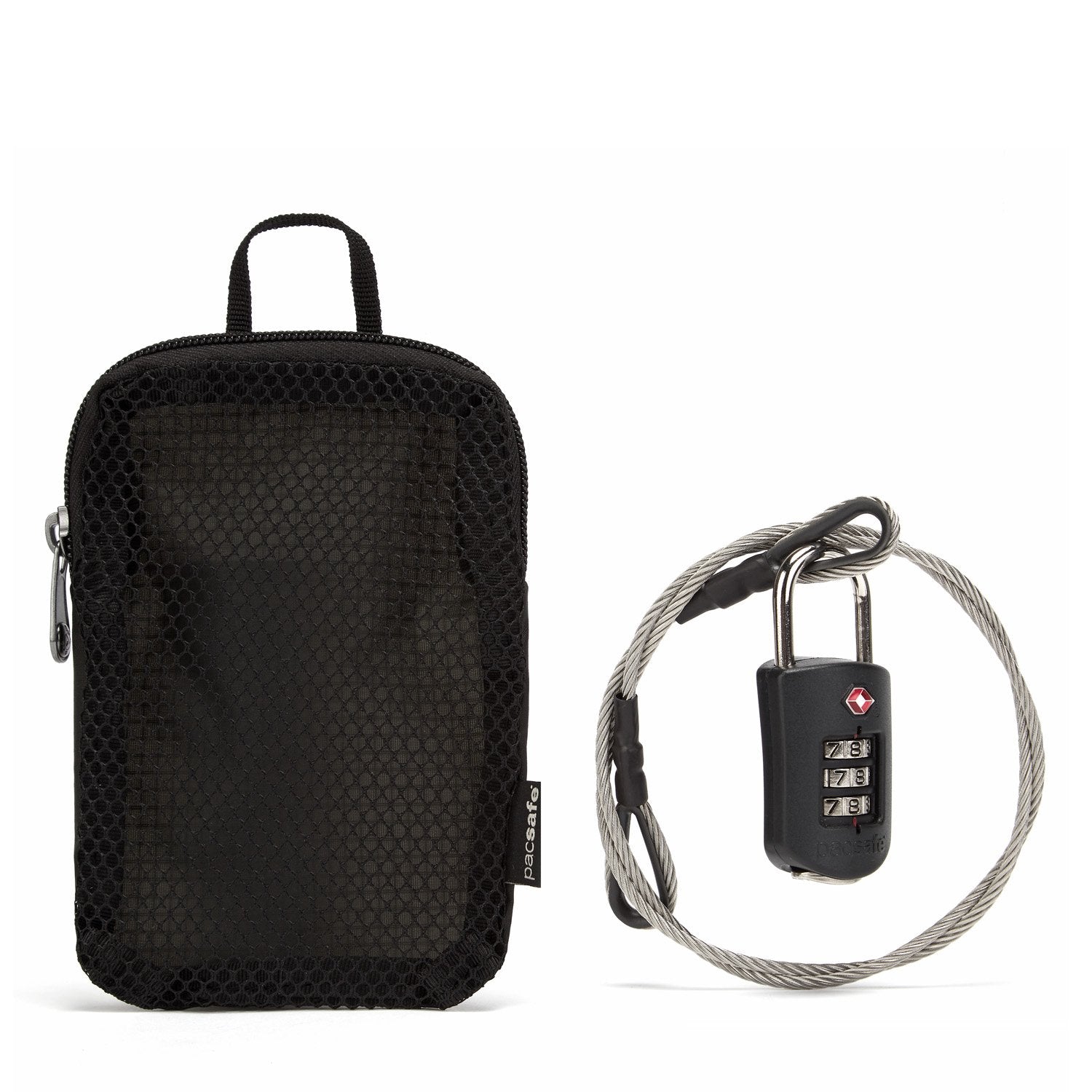 Product image of Pacsafe® Prosafe® 1000 combination lock with steel cable