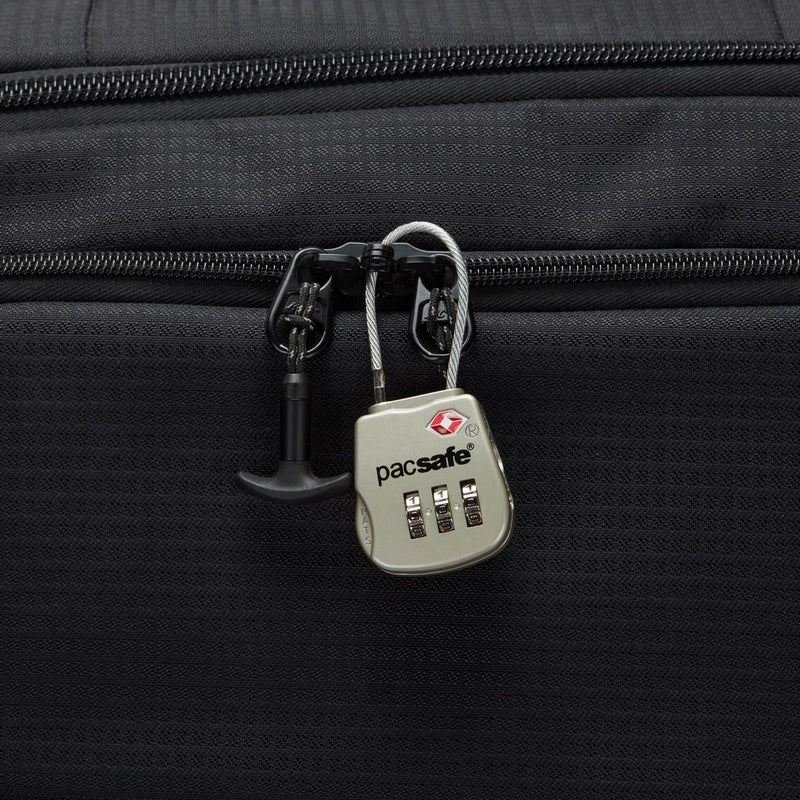 Pacsafe® Prosafe® 800 Travel Sentry® Approved combination cable padlock, Silver