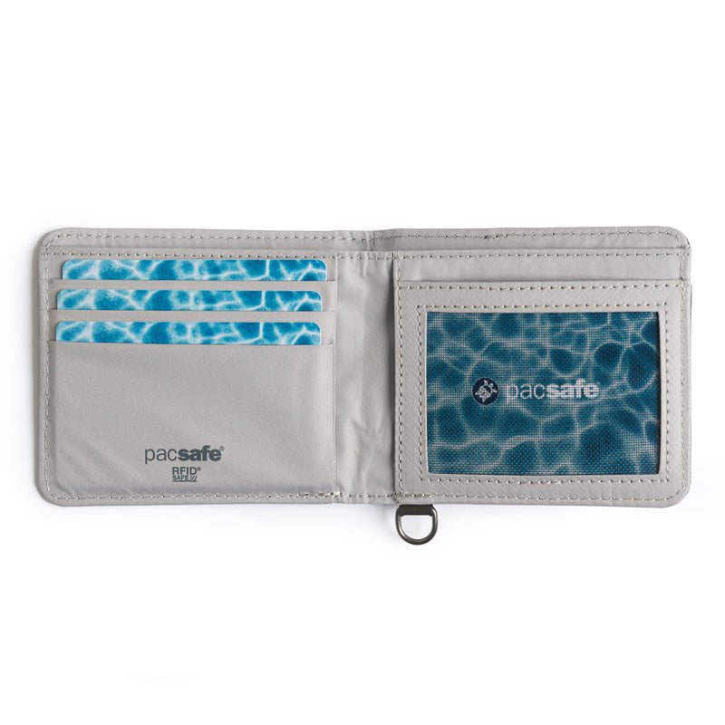 Pacsafe® RFIDsafe™ RFID blocking bifold wallet, Black