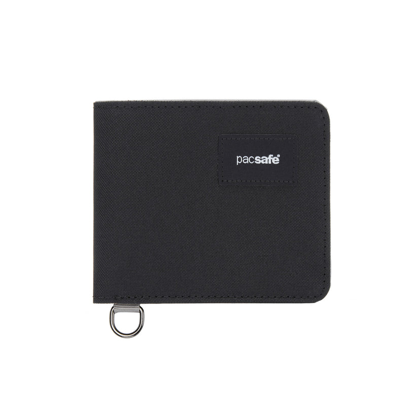 Pacsafe® RFIDsafe™ RFID blocking bifold wallet, Jet Black
