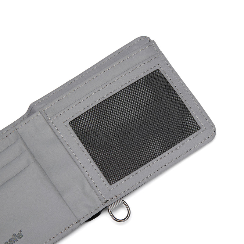 Pacsafe® RFIDsafe™ RFID blocking bifold wallet, Jet Black