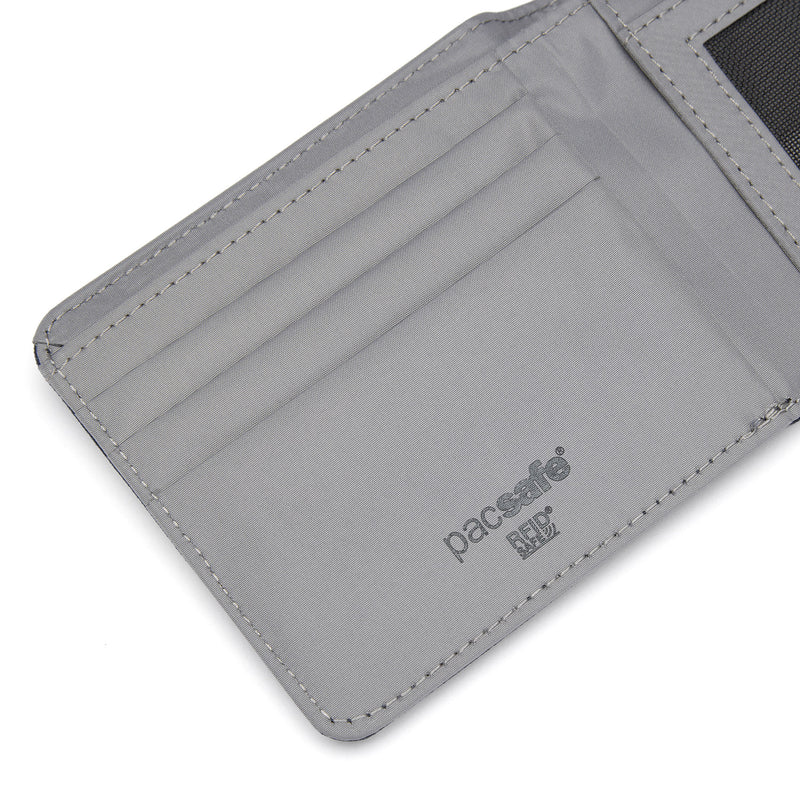 Pacsafe® RFIDsafe™ RFID blocking bifold wallet, Coastal Blue