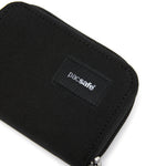 Pacsafe® RFIDsafe™ RFID blocking card wallet, Jet Black