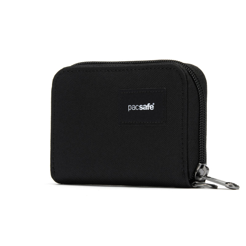 Pacsafe® RFIDsafe™ RFID blocking card wallet, Jet Black