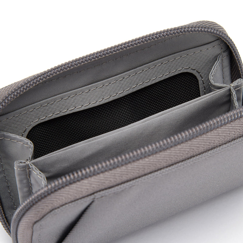 Pacsafe® RFIDsafe™ RFID blocking card wallet, Stone
