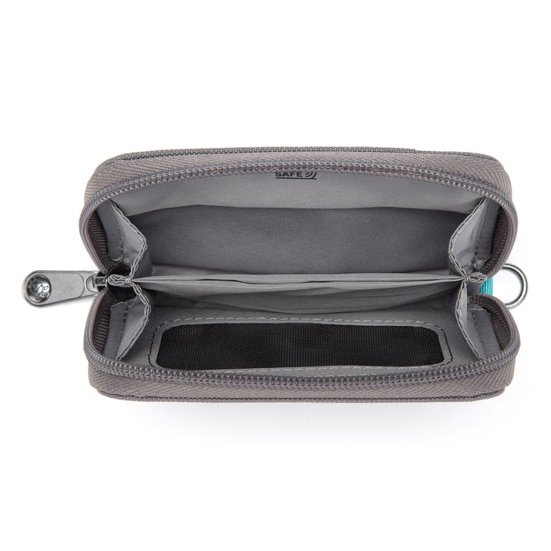 Pacsafe® RFIDsafe™ RFID blocking card wallet, Stone