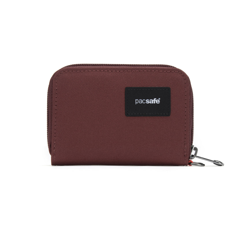 Pacsafe® RFIDsafe™ RFID blocking card wallet, Garnet Red