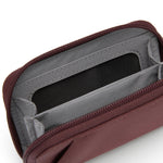 Pacsafe® RFIDsafe™ RFID blocking card wallet, Garnet Red