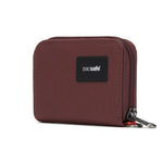 Pacsafe® RFIDsafe™ RFID blocking card wallet, Garnet Red