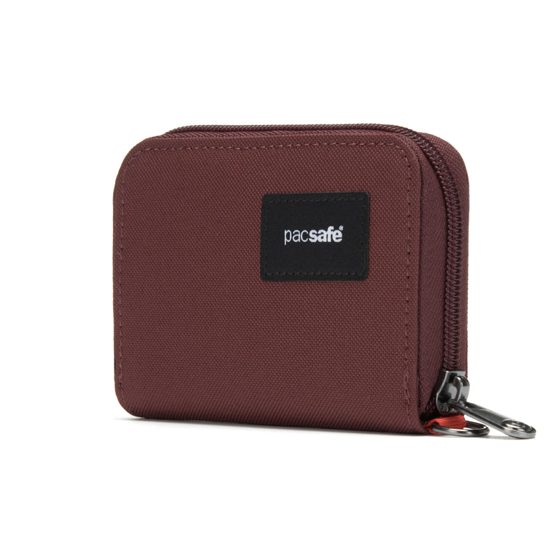 Pacsafe® RFIDsafe™ RFID blocking card wallet, Garnet Red