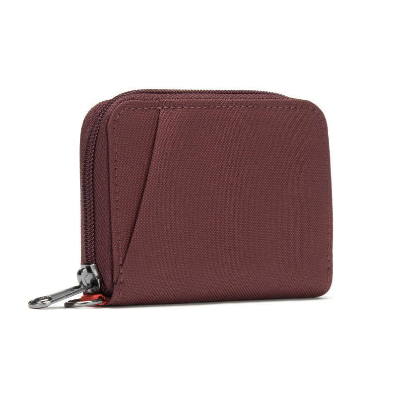 Pacsafe® RFIDsafe™ RFID blocking card wallet, Garnet Red