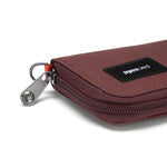 Pacsafe® RFIDsafe™ RFID blocking card wallet, Garnet Red