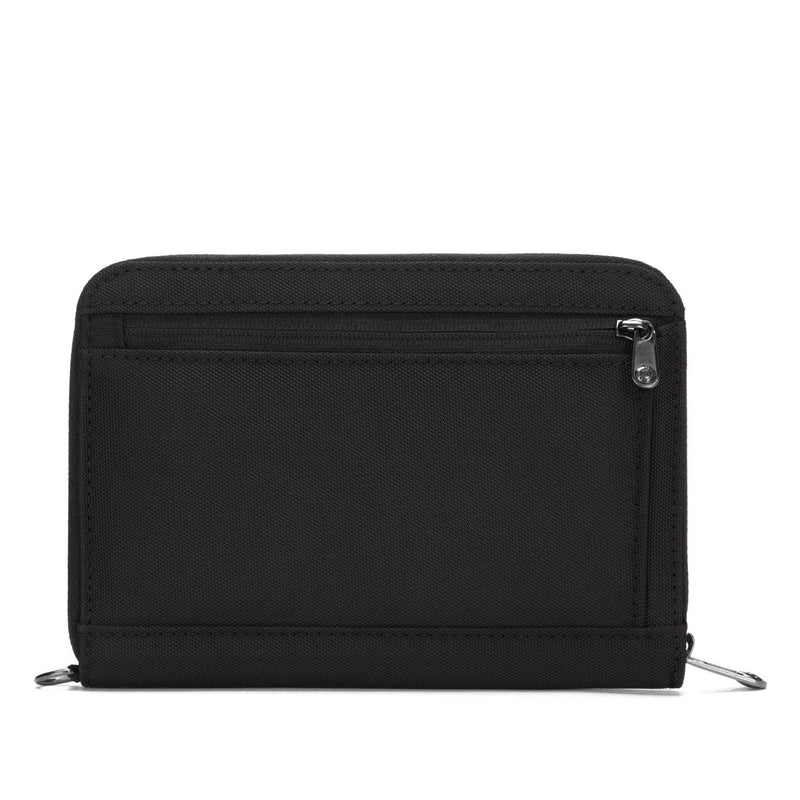Pacsafe® RFIDsafe™ RFID blocking compact travel organizer, Black
