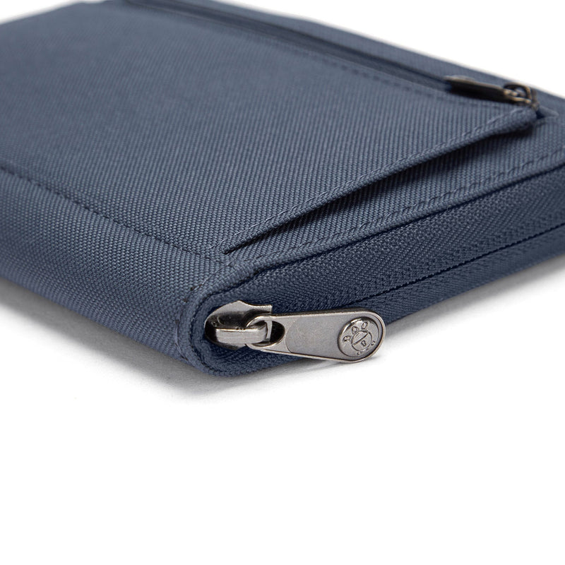 Pacsafe® RFIDsafe™ RFID blocking compact travel organizer, Coastal Blue