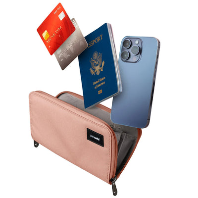 Pacsafe® RFIDsafe™ RFID blocking continental wallet (lifestyle)