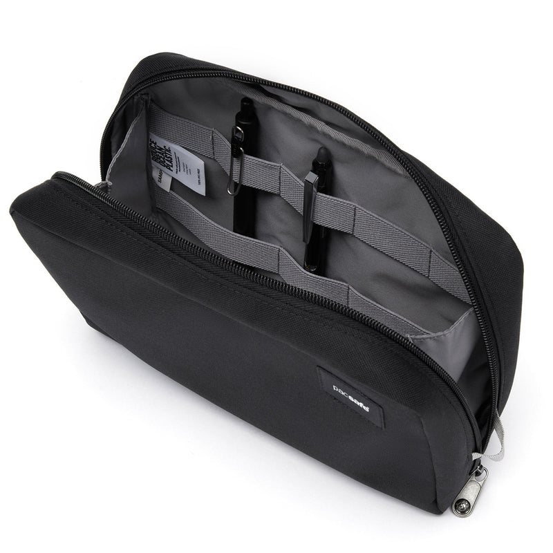 Pacsafe® RFIDsafe™ RFID blocking gear pouch, Jet Black
