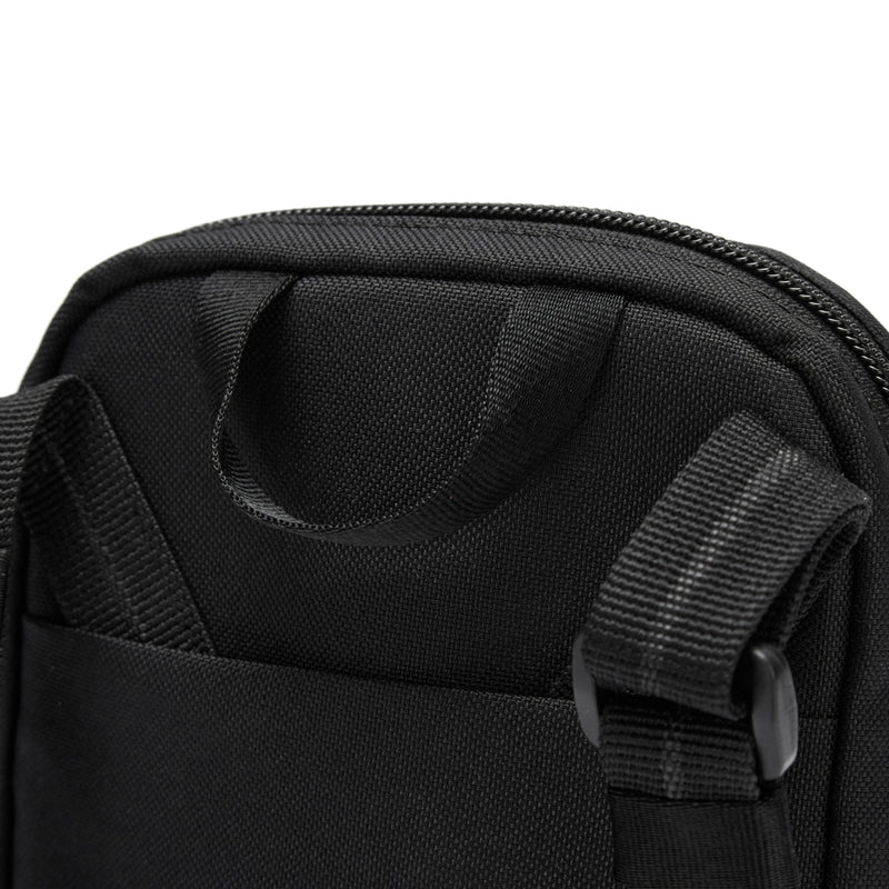 Pacsafe® RFIDsafe™ RFID blocking tech crossbody, Jet Black
