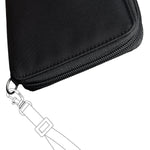Pacsafe® RFIDsafe™ RFID blocking travel wallet, Jet Black