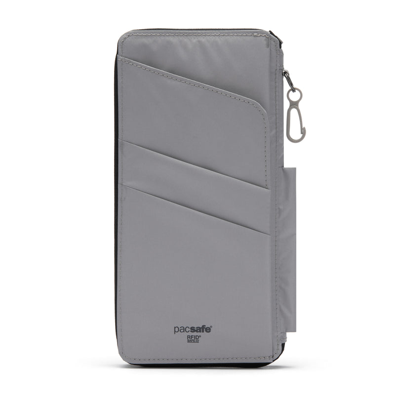 Pacsafe® RFIDsafe™ RFID blocking travel wallet, Jet Black