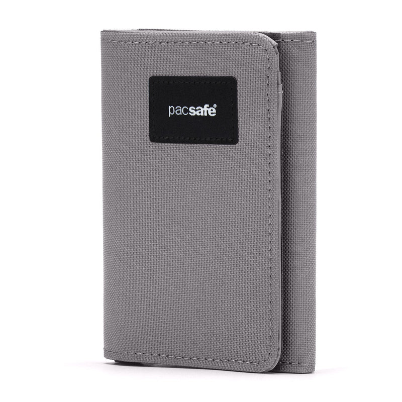 Pacsafe® RFIDsafe™ RFID blocking trifold wallet, Stone