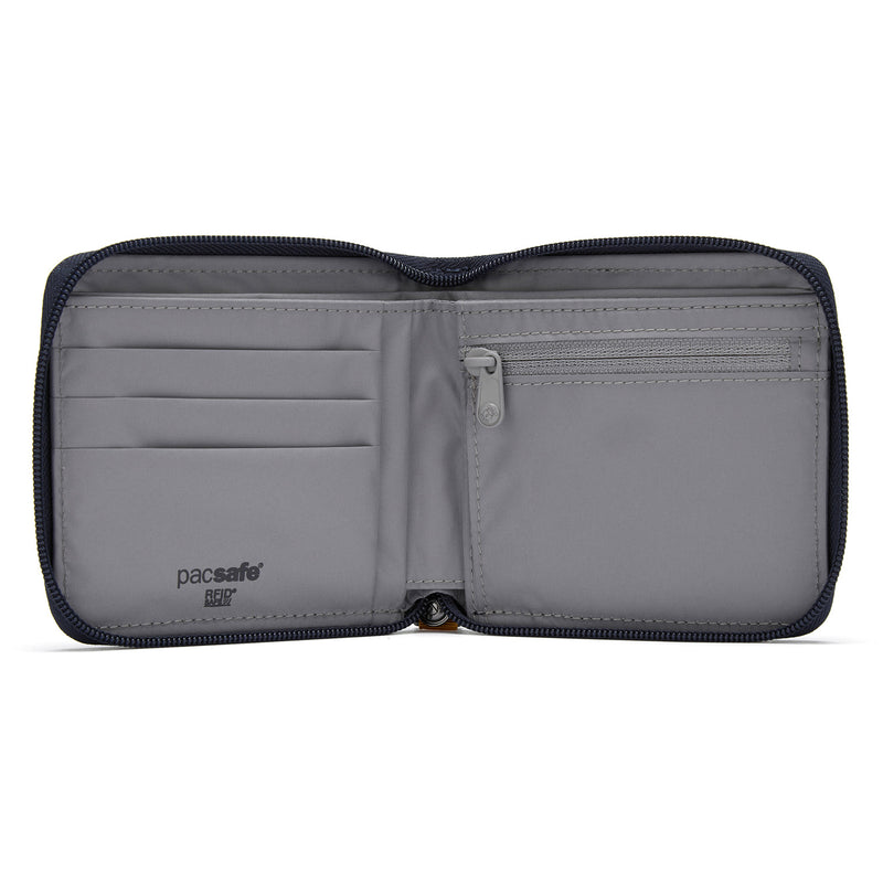 Pacsafe® RFIDsafe™ RFID blocking zip around wallet