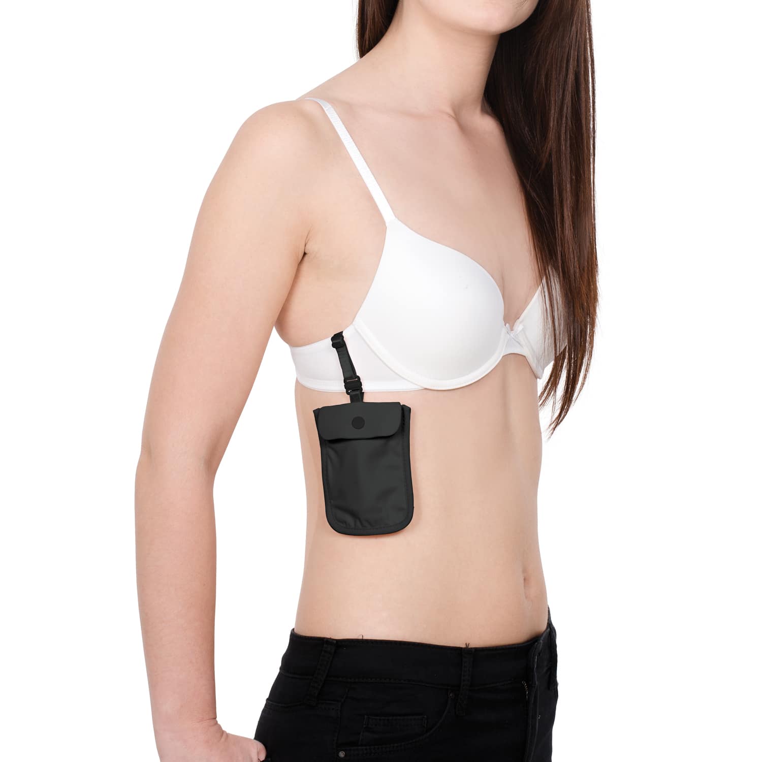 The Ultra-Light Travel Bra with Pockets - Nude