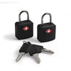 Prosafe 620 TSA Key Luggage Padlocks, Black