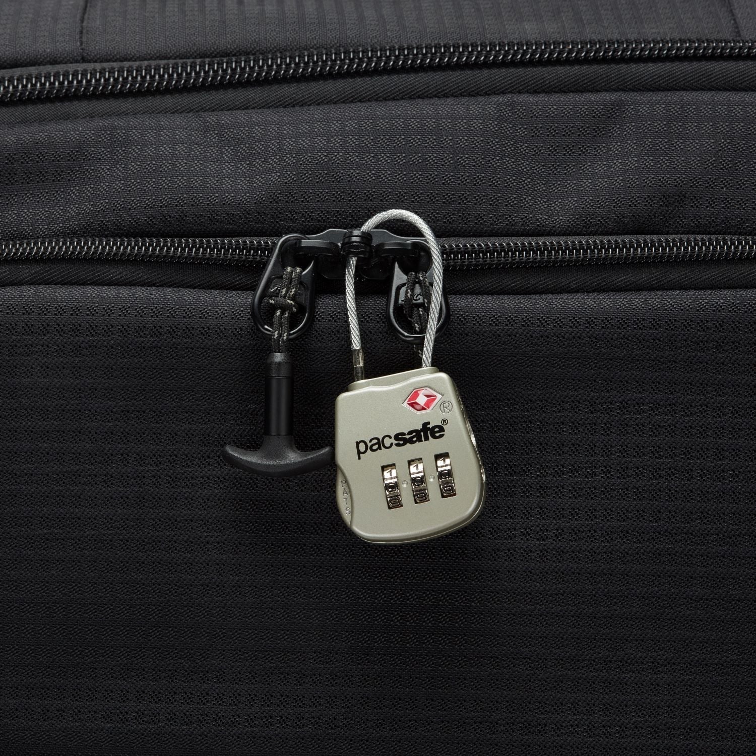 Prosafe 800 TSA Combination Cable Padlock, Silver