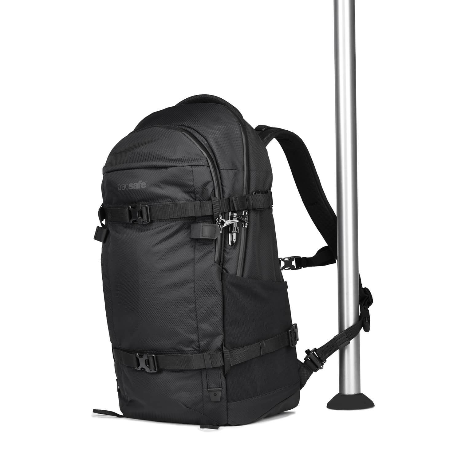 Anti-theft Backpack  Venturesafe® EXP45 in Black by Pacsafe